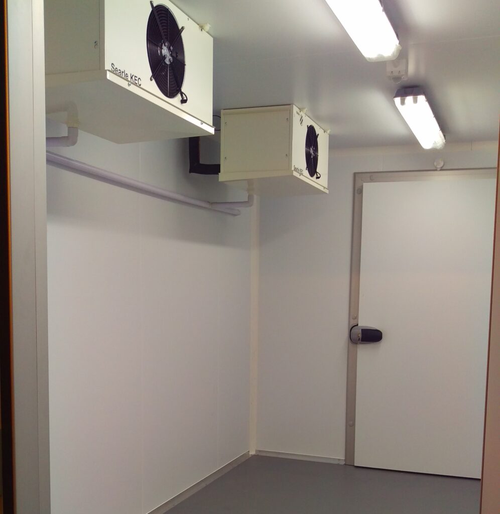 Modular cold room interior