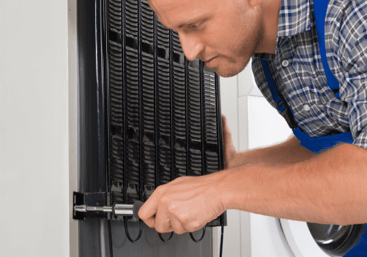 Commercial Refrigeration Repair - back of fridge